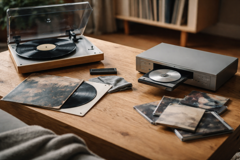 Vinyl eller CD i 2026: Vælg formatet, du faktisk får lyttet på