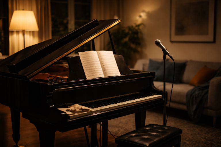 Lied som lille teaterforestilling i stuen